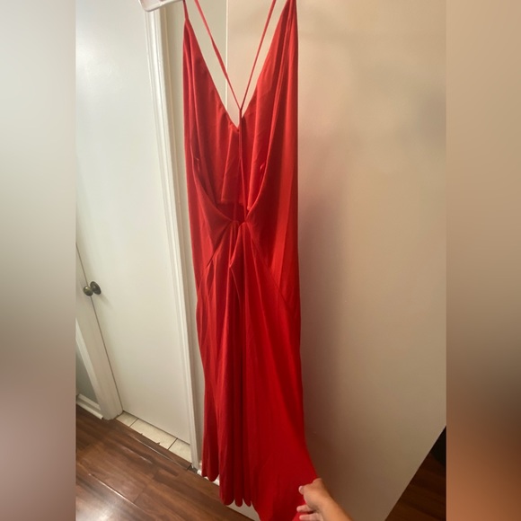 Zara Red Maxi Dress - Picture 4 of 5